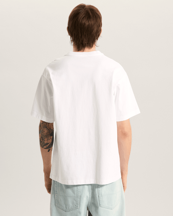 Vans - Commitment 4 Dummies Loose T-Shirt, Man, White, Size: L (obrázek 4)