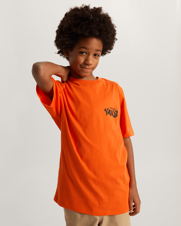 Vans - BY REAPER SAM SS T-Shirt (8-14 Years), Orange, Size: L (obrázek 3)