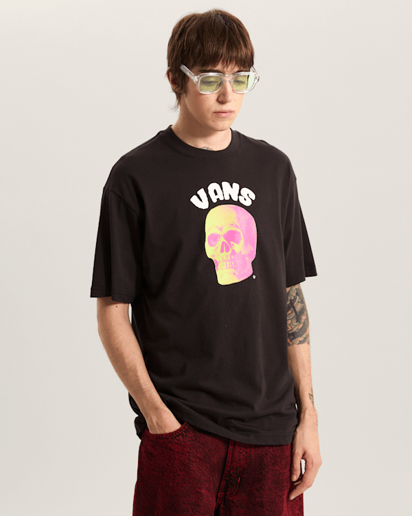 Vans - Bone Head Loose T-Shirt, Man, Black, Size: XXL (obrázek 3)