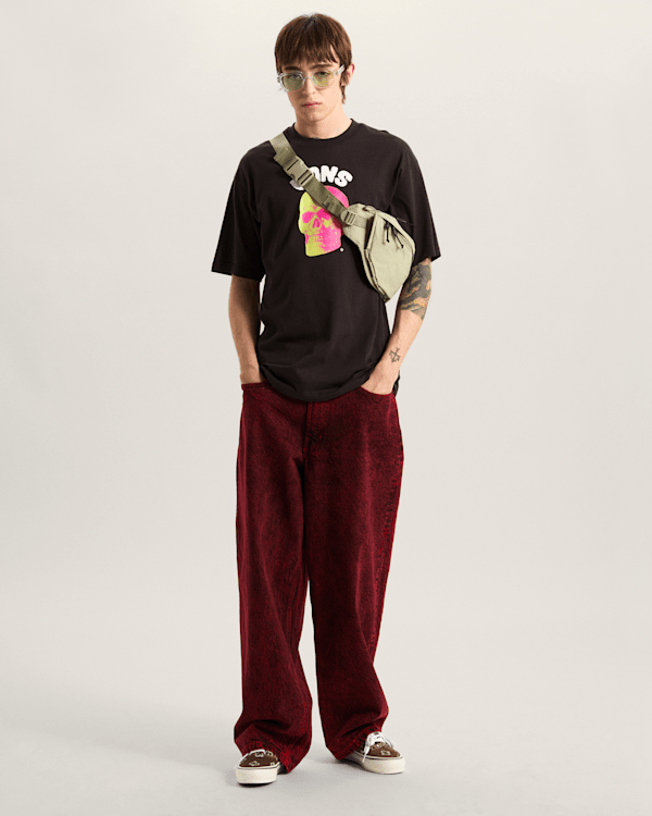 Vans - Bone Head Loose T-Shirt, Man, Black, Size: XXL (obrázek 5)