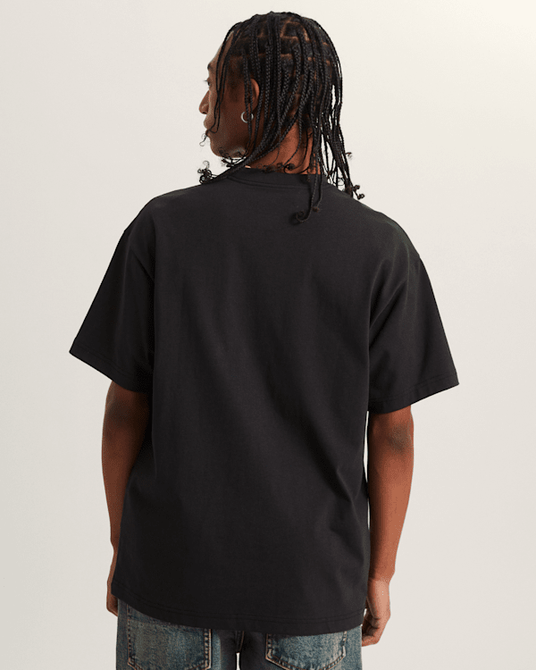 Vans - Puppy Loose T-Shirt, Man, Black, Size: S (obrázek 4)