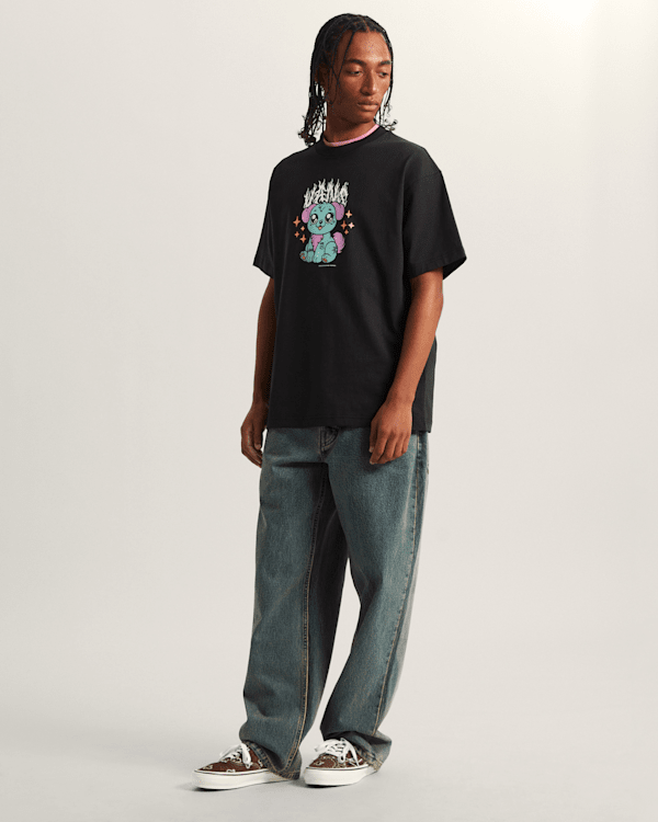 Vans - Puppy Loose T-Shirt, Man, Black, Size: S (obrázek 5)