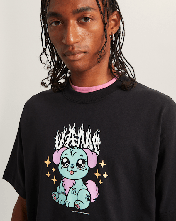 Vans - Puppy Loose T-Shirt, Man, Black, Size: S (obrázek 6)