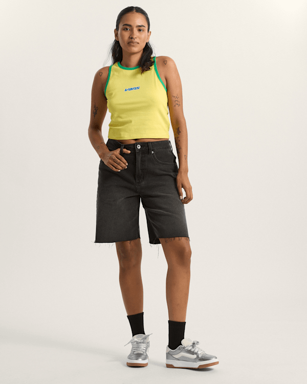 Vans - Retro Speed Tank T-Shirt, Woman, Yellow, Size: S (obrázek 5)