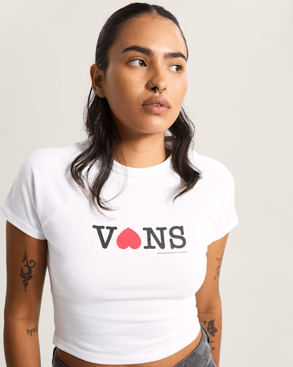 Vans - SOUVENIR BABY T-Shirt, Woman, White, Size: S (obrázek 6)