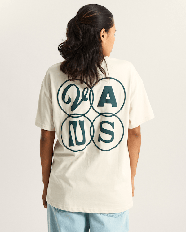 Vans - Ellipse T-Shirt, Woman, Beige, Size: M (obrázek 4)