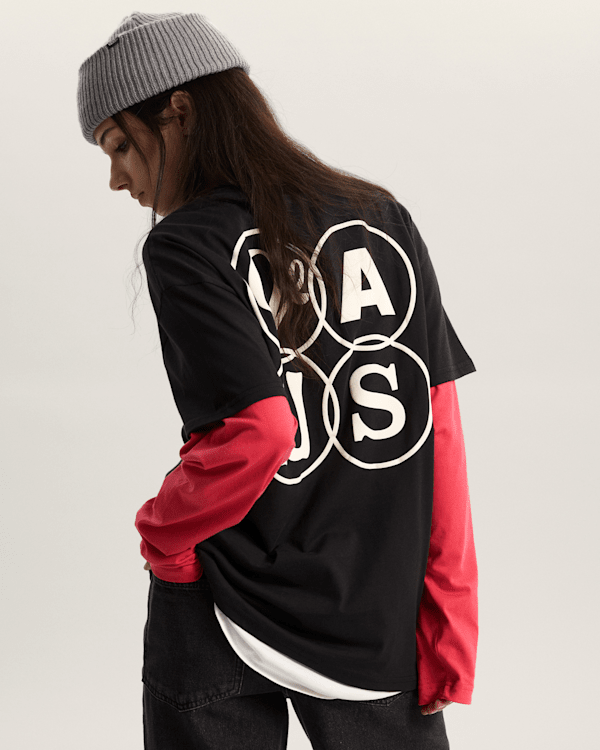 Vans - Ellipse T-Shirt, Woman, Black, Size: XL (obrázek 4)