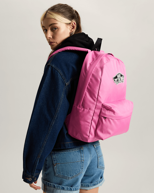 Vans - Old Skool Classic Backpack, Man, Pink, Size: One size (obrázek 8)