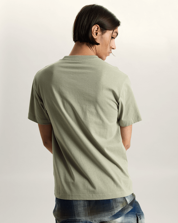 Vans - Stretch Logo T-Shirt, Man, Beige, Size: L (obrázek 4)