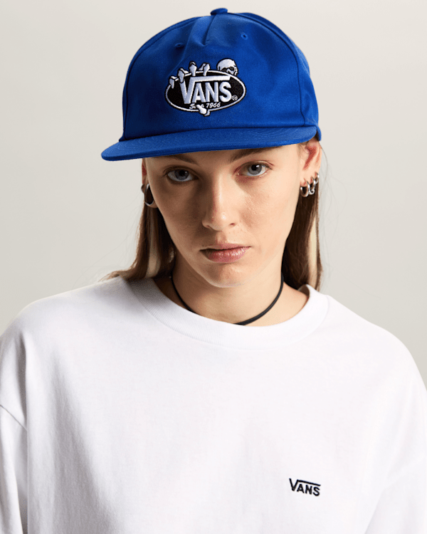 Vans - Show Off Snapback Hat, Man, Blue, Size: One size (obrázek 4)