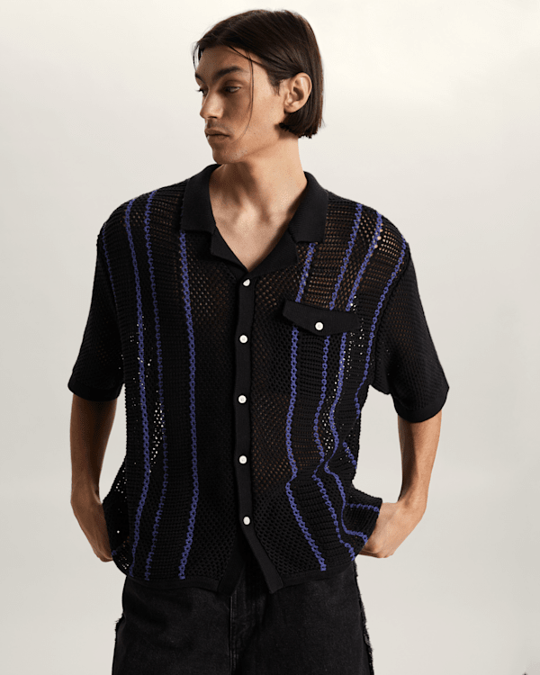 Vans - OTW Cabana SS Top Black, Man, Black, Size: XS (obrázek 3)