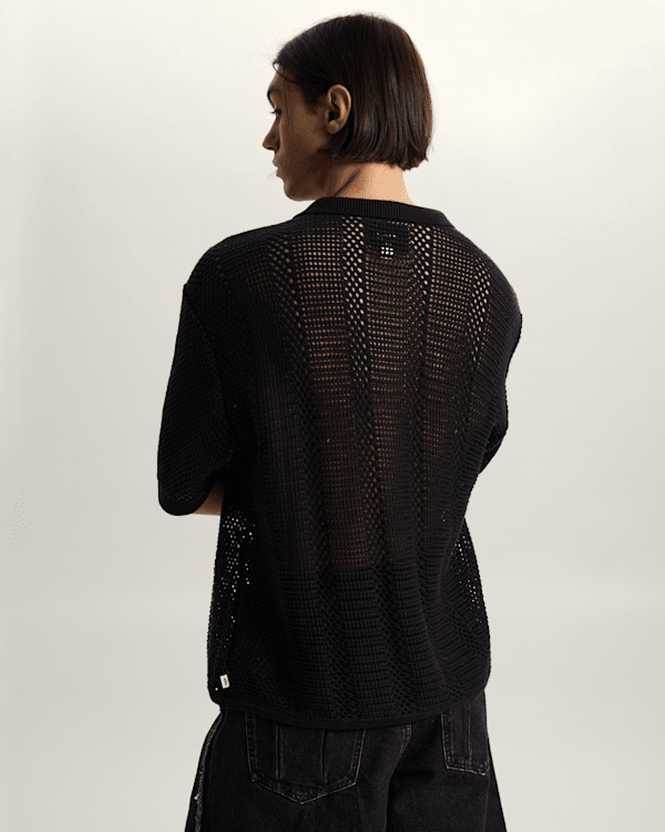 Vans - OTW Cabana SS Top Black, Man, Black, Size: XS (obrázek 4)