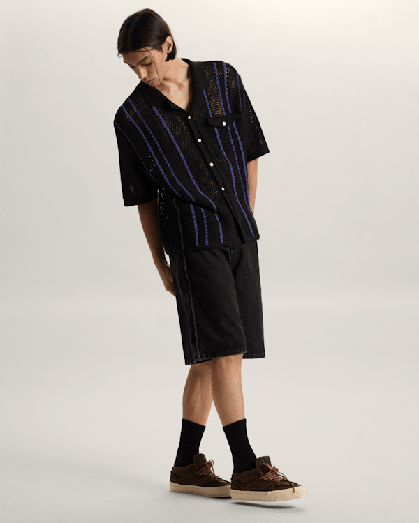 Vans - OTW Cabana SS Top Black, Man, Black, Size: XS (obrázek 5)