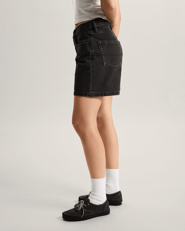 Vans - Check-5 Mid Rise Shorts, Woman, Black, Size: 26 (obrázek 5)