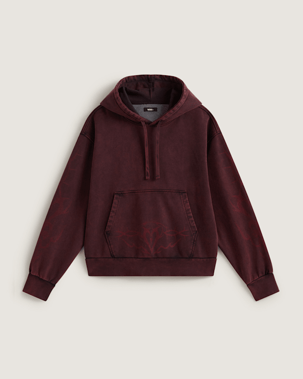 Vans - Dayana Tribal Flame Pullover Hoodie, Man, Brown, Size: L