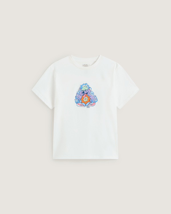 Vans - T-shirt dziecięcy Boom Rascal (8-14 lat)unisex, Biały, Size: XL
