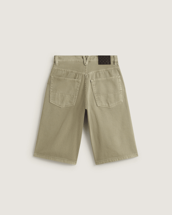 Vans - Cinched Check-5 Baggy Shorts, Woman, Beige, Size: 23 (obrázek 2)