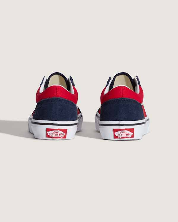 Vans - Kids Old Skool Shoes (4-8 Years), Red, Size: 32.5 (obrázek 4)