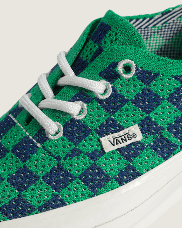 Vans - Premium Authentic Checkerboard Shoes, Man, Green, Size: 36 (obrázek 6)
