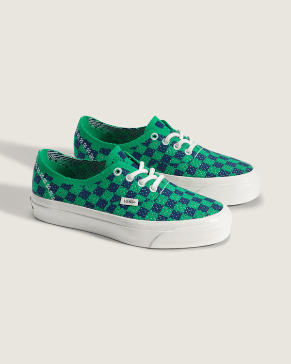 Vans - Premium Authentic Checkerboard Shoes, Man, Green, Size: 36 (obrázek 3)