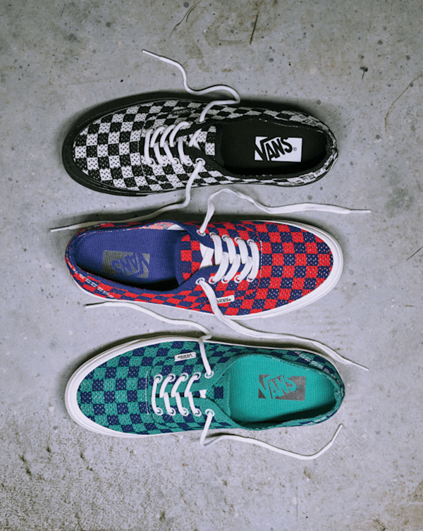 Vans - Premium Authentic Checkerboard Shoes, Man, Red, Size: 42.5 (obrázek 7)