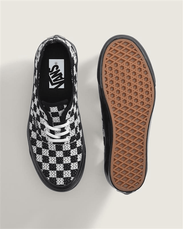Vans - Premium Authentic Checkerboard Shoes, Man, Black, Size: 40.5 (obrázek 3)