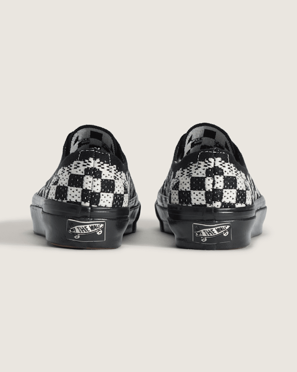 Vans - Premium Authentic Checkerboard Shoes, Man, Black, Size: 40.5 (obrázek 4)