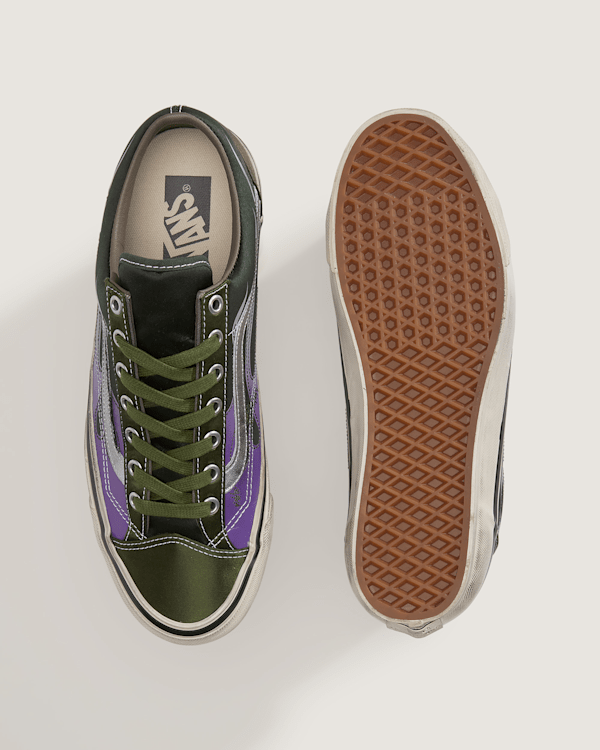 Vans - Premium Old Skool 36 Flames Shoes, Man, Green, Size: 41 (obrázek 5)