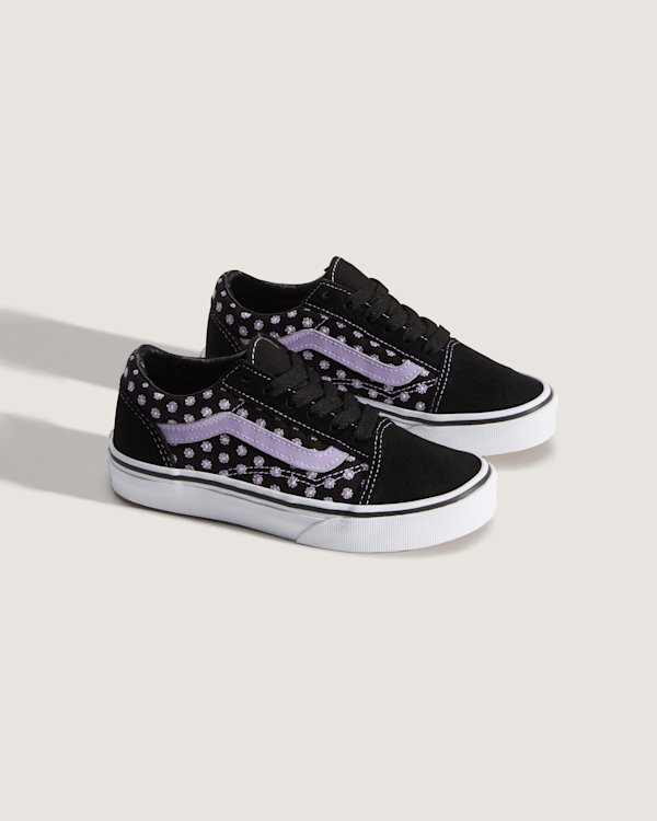 Vans – Kids Old Skool Shoes (4-8 Years), Purple, Size: 30.5