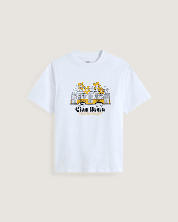 Vans - Milano Ciao Brera T-Shirt, Herren, Weiß, Größe: XL