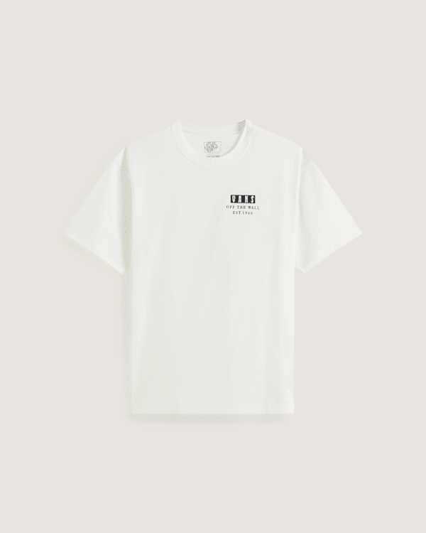 Vans - Berlin Authentic SS Tee Marshmallow, Man, White, Size: XS