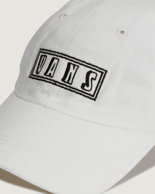 Vans - Berlin Half Box Curved Bill Jockey Hat, Man, White, Size: One size (obrázek 3)