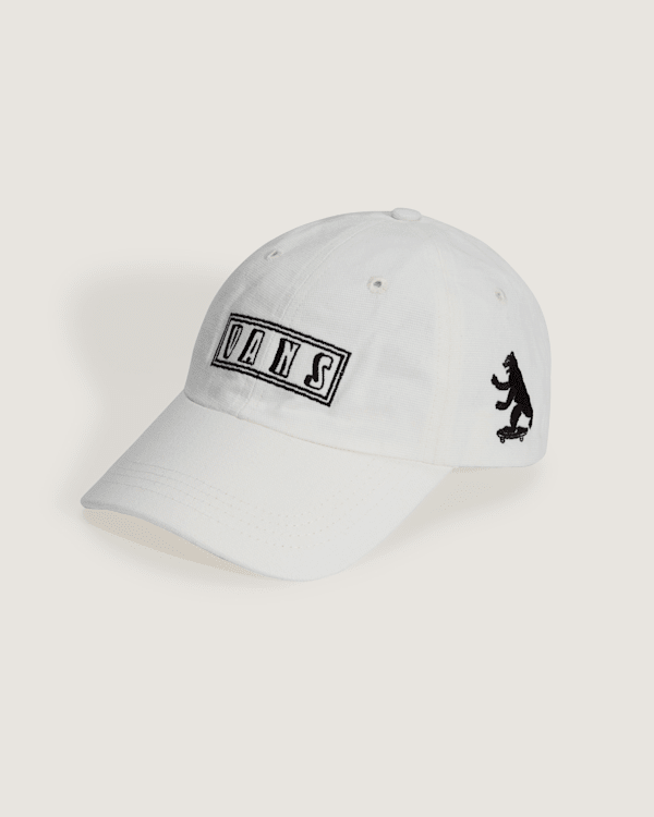 Vans - Berlin Half Box Curved Bill Jockey Hat, Man, White, Size: One size