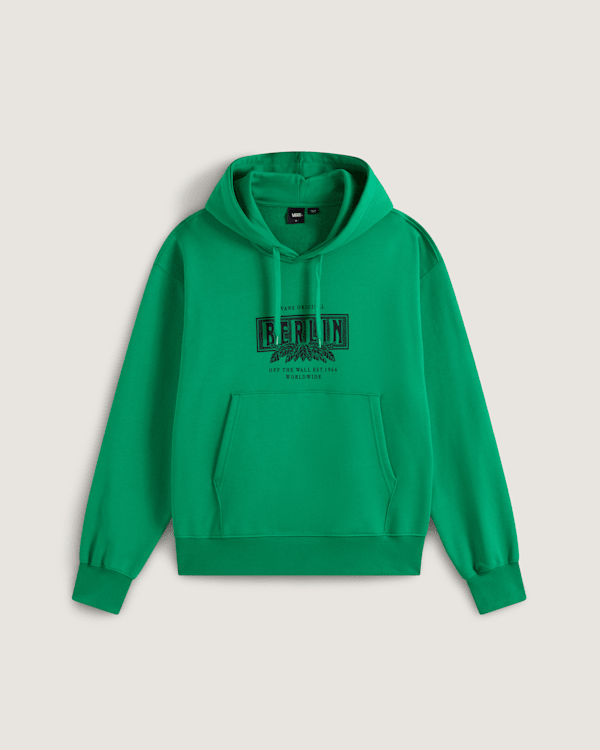 Vans - Berlin Off The Wall Pullover Hoodie, Man, Green, Size: XL