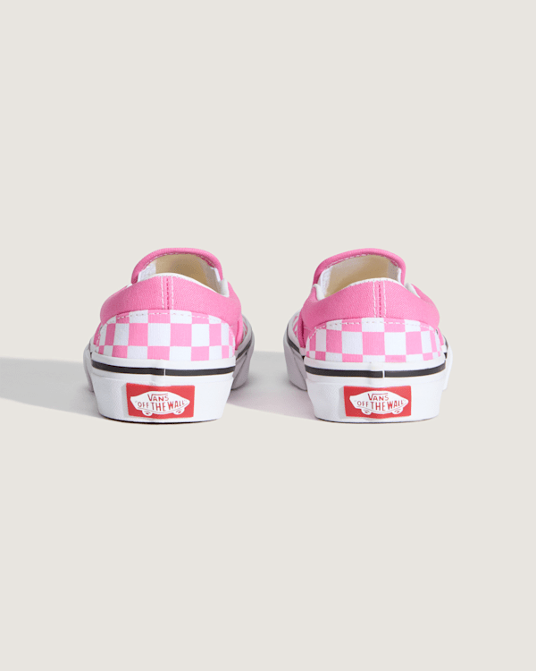 Vans - Kids Classic Slip-On Checkerboard Shoes (4-8 Years), Pink, Size: 32 (obrázek 5)