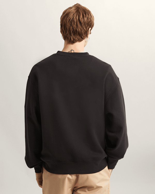 Vans - Stretch Logo Crew Sweatshirt, Man, Black, Size: M (obrázek 4)