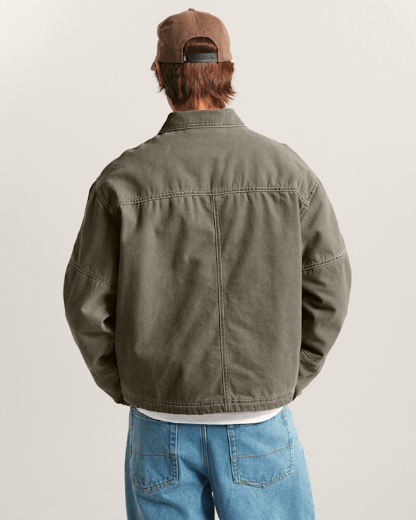 Vans - Umber Pigment Canvas Jacket, Man, Beige, Size: XXL (obrázek 4)