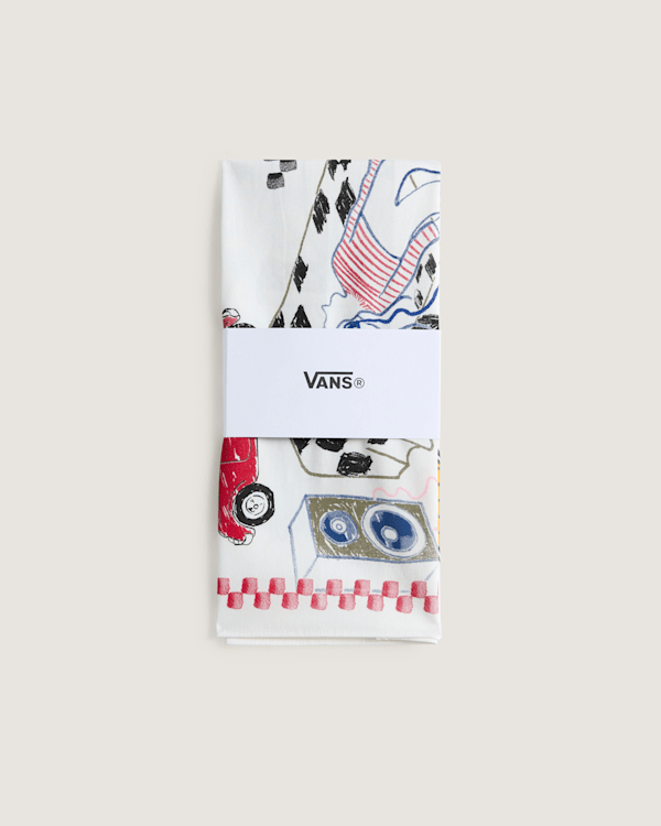 Vans - Elegance is disorder 02 Bandana, Man, White, Size: One size (obrázek 3)