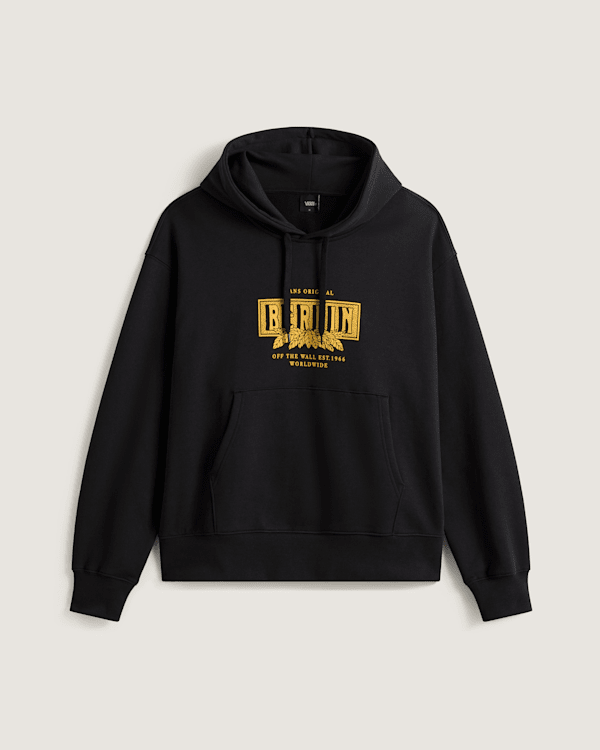 Vans - Berlin Off The Wall Pullover Hoodie, Man, Black, Size: S
