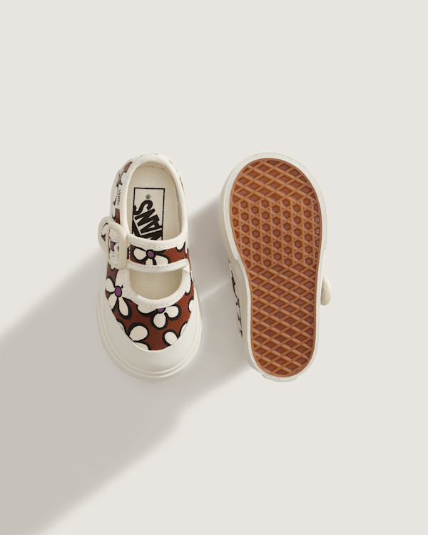 Vans - Toddler Mary Jane Shoes (1-4 Years), Orange, Size: 19 (obrázek 4)