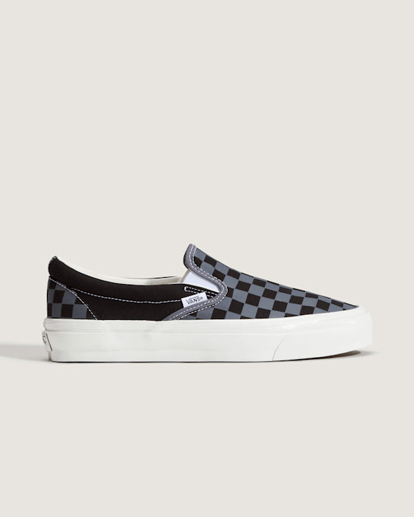 Vans - LX Classic Slip-On 98 CHECKERBOARD Steel Shadow, Man, Grey, Size: 46 (obrázek 5)
