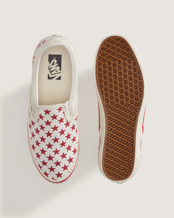 Vans - Premium Classic Slip-On Shoes, Man, Red, Size: 43 (obrázek 4)
