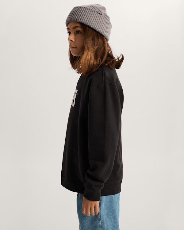 Vans - Kids Stretch Logo Crew Sweatshirt (8-14 Years), Black, Size: XL (obrázek 5)