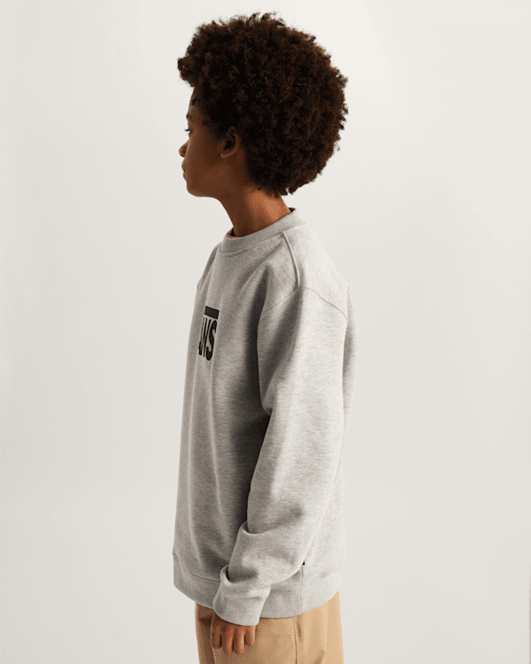 Vans - Kids Stretch Logo Crew Sweatshirt (8-14 Years), Grey, Size: S (obrázek 5)