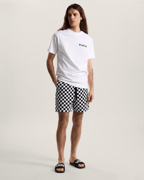 Vans - Range Relaxed Elastic Shorts, Man, Black, Size: M (obrázek 6)
