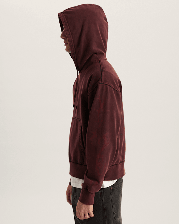 Vans - Dayana Tribal Flame Pullover Hoodie, Man, Brown, Size: M (obrázek 5)