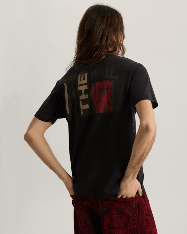 Vans - Stretch Stack Crackle T-Shirt, Man, Black, Size: XXL (obrázek 4)
