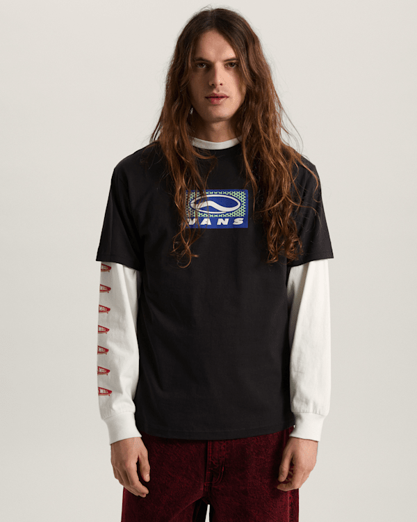 Vans - SideStripe Sportswear T-Shirt, Man, Black, Size: XXL (obrázek 3)