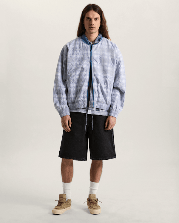 Vans - OTW x TDC Double Layered Bomber Jacket Deep Indigo, Man, Blue, Size: M (obrázek 6)