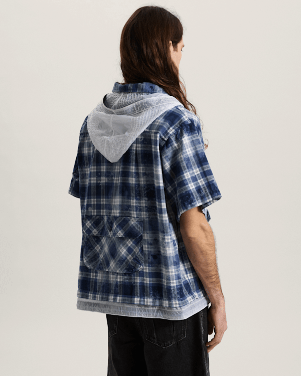 Vans - OTW x TDC Double Layered Shacket Deep Indigo, Man, Blue, Size: XXL (obrázek 4)